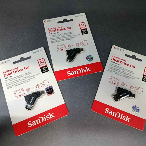 Flashdisk SanDisk Dual Drive Go USB 3.2 Type-C – OTG Android, Transfer Cepat, Original