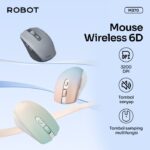 Mouse Wireless Robot M370 3200 DPI