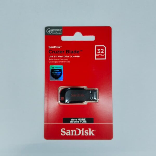 FLASHDISK SANDISK CRUZER BLADE USB 2.0 32 GB