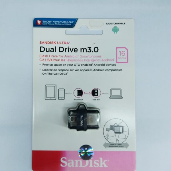 FLASHDISK SANDISK ULTRA DUAL DRIVE M3.0 16GB