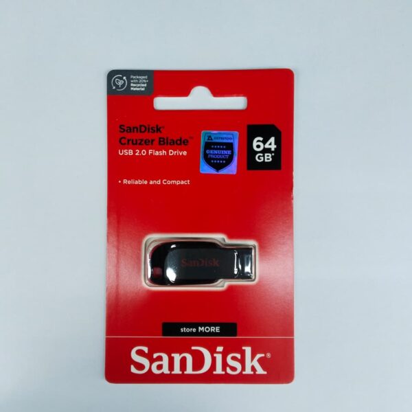 FLASHDISK SANDISK CRUZER BLADE USB 2.0 64 GB