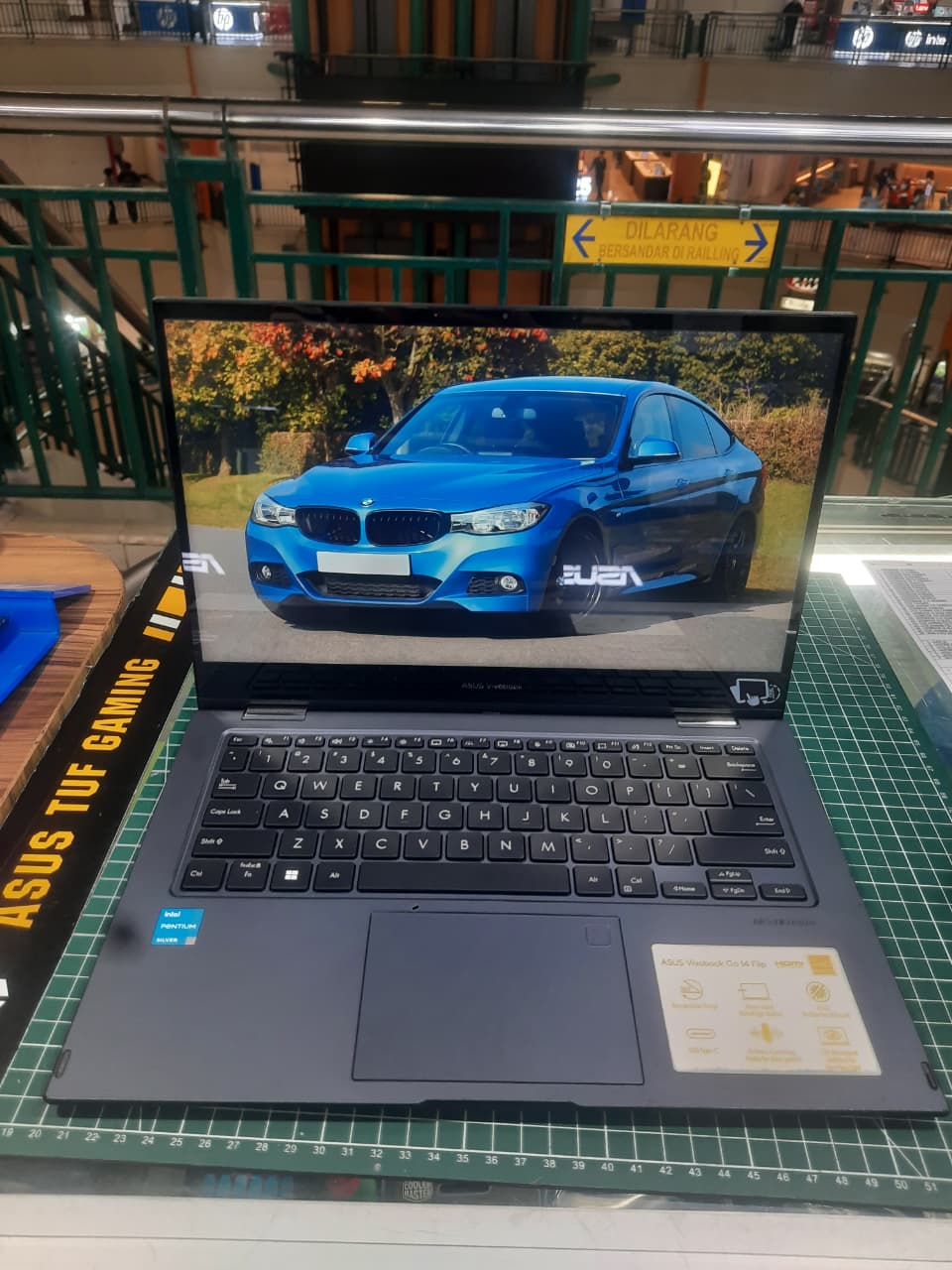 asus flip ASUS VIVOBOOK GO FLIP 14 PENTIUM SILVER N600 RAM 8 GB 512 GB 14 INCH HD TOUCH 360* (SECOND) - Gambar 1